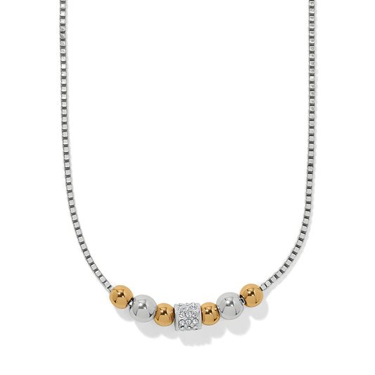 Meridian Petite Station Small 2-tone Necklace