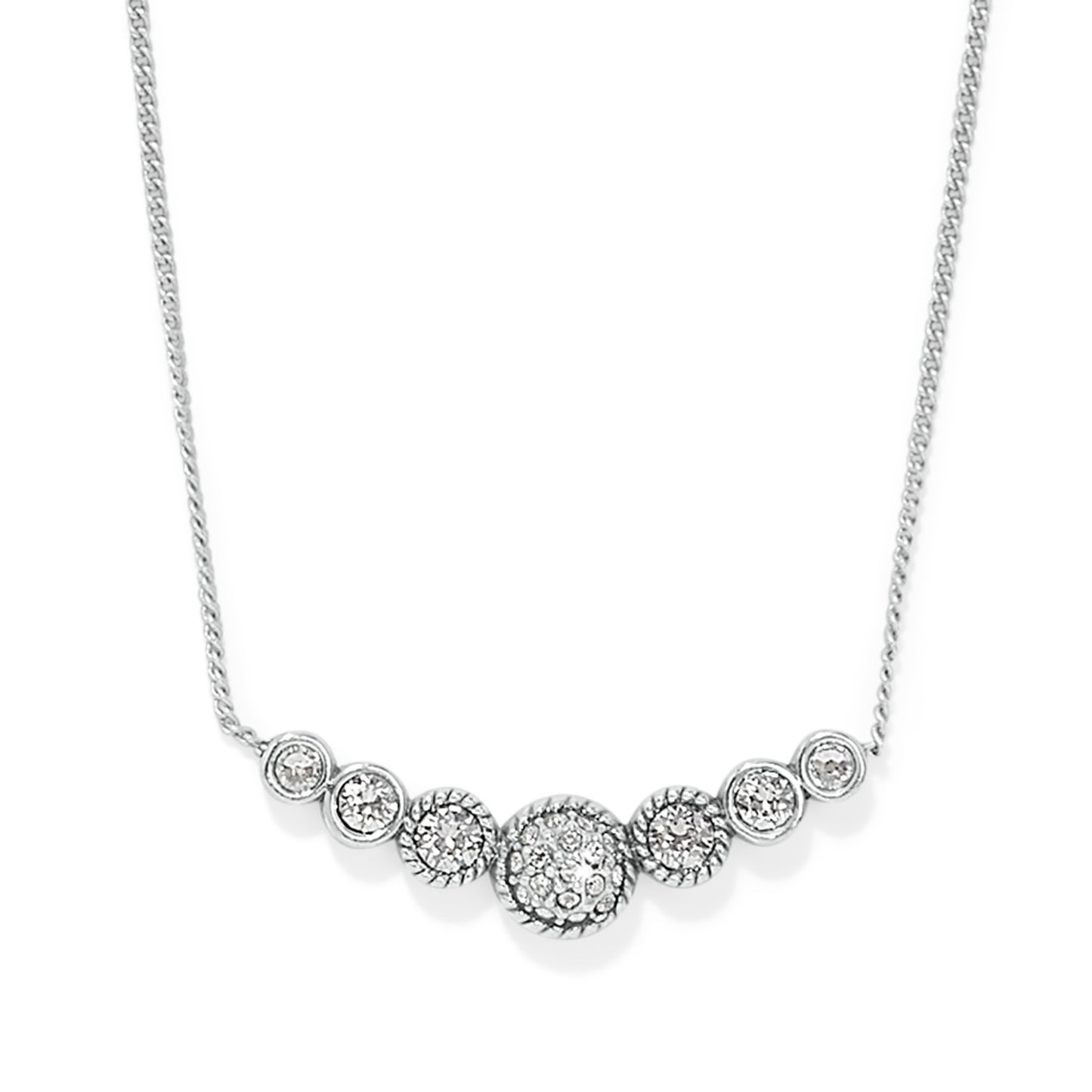 Illumina Celeste Bar Necklace | Silver