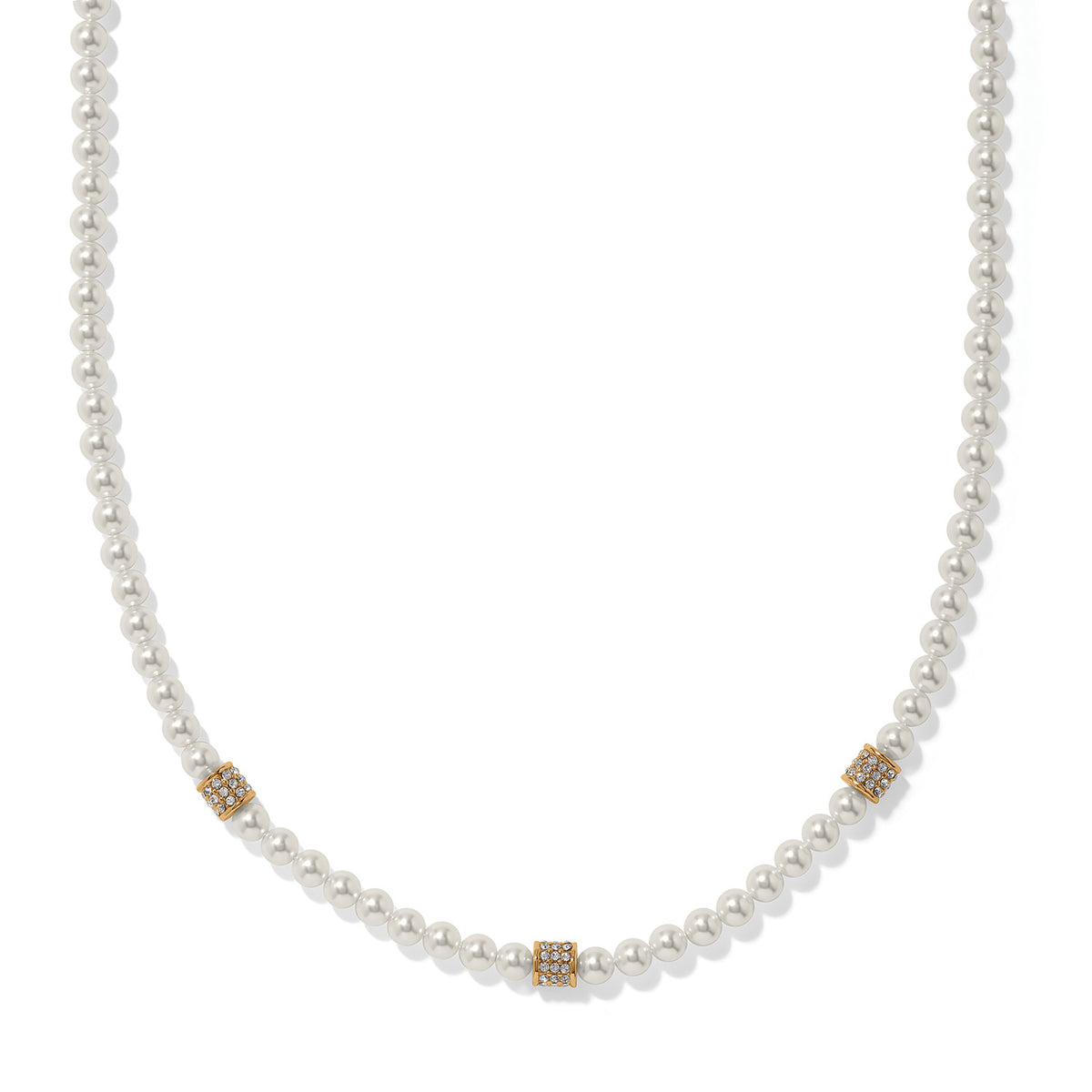 Meridian Petite Pearl Station Necklace
