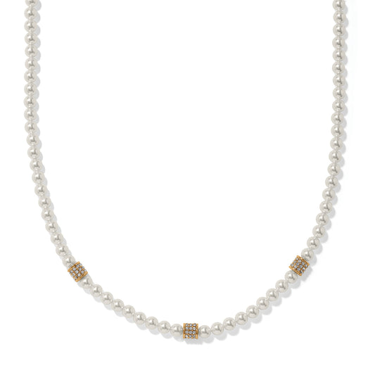 Meridian Petite Pearl Station Necklace