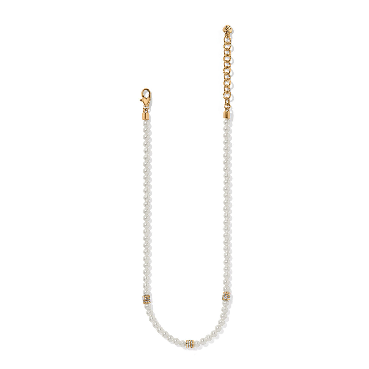 Meridian Petite Pearl Station Necklace