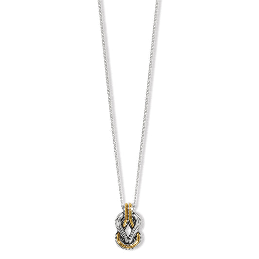 Interlok Harmony Two Tone Petite Necklace