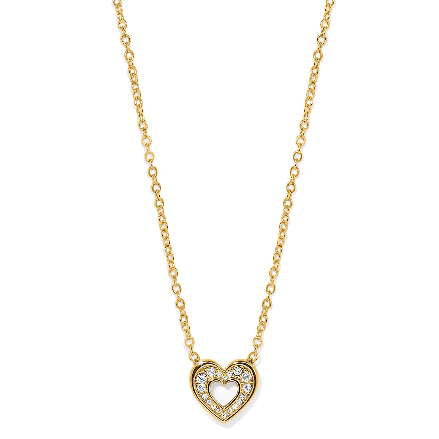 Enchanting Heart Necklace | Gold