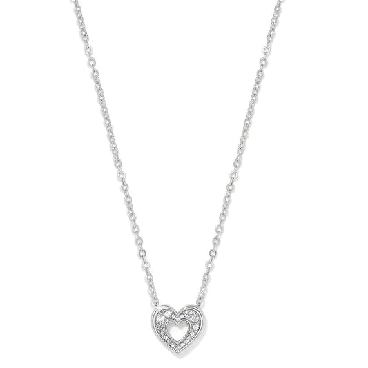 Enchanting Heart Necklace | Silver