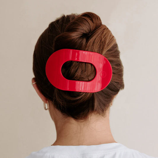 Teleties Flat Round Clip | Red Carpet Ready