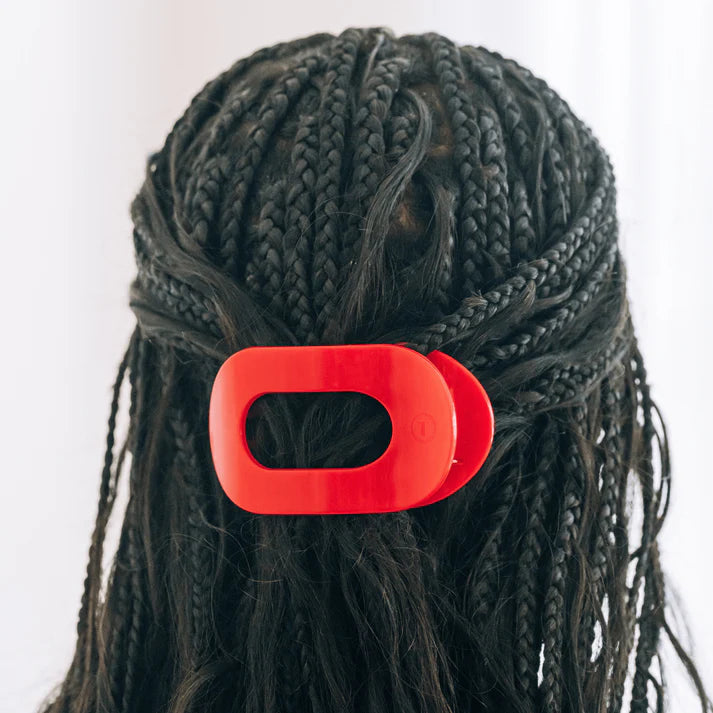 Teleties Flat Round Clip | Red Carpet Ready