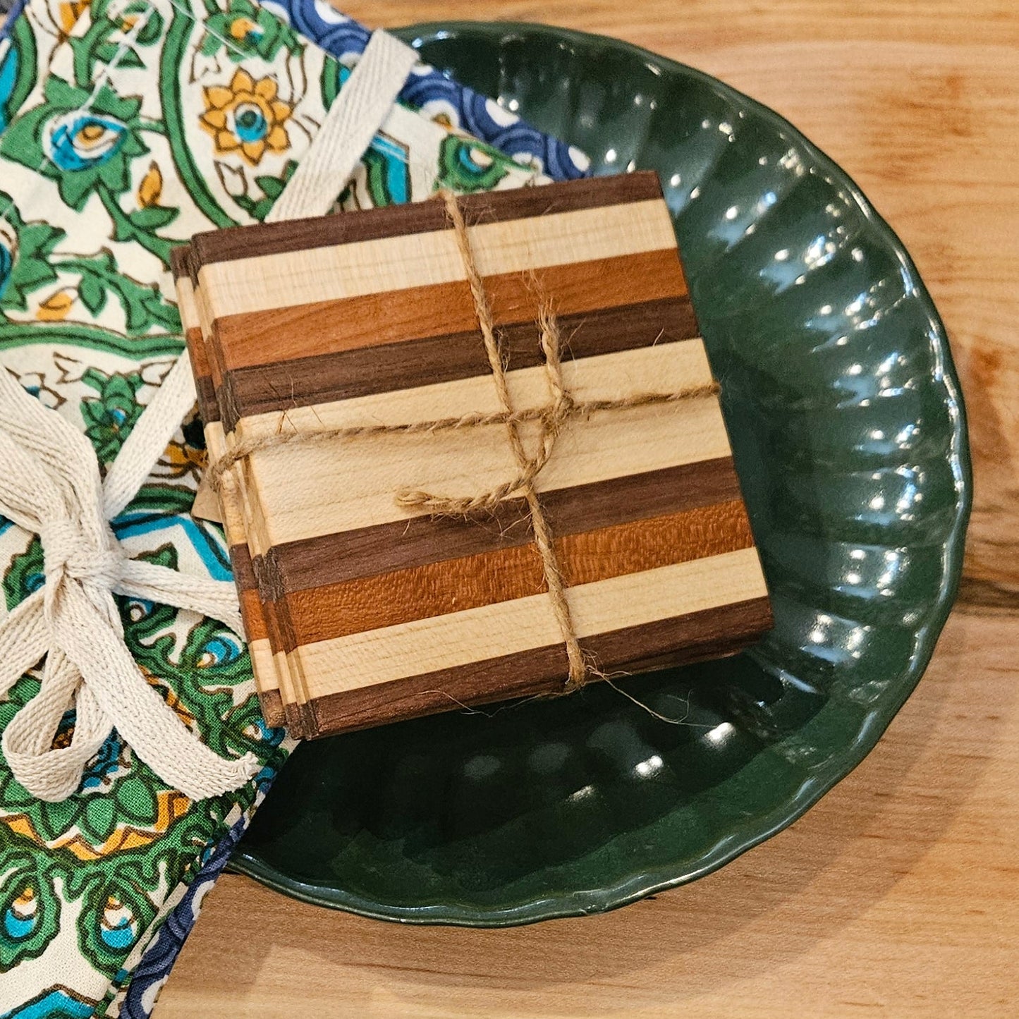 Locally Made Wooden Coasters