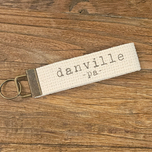 Danville Canvas Key Fob