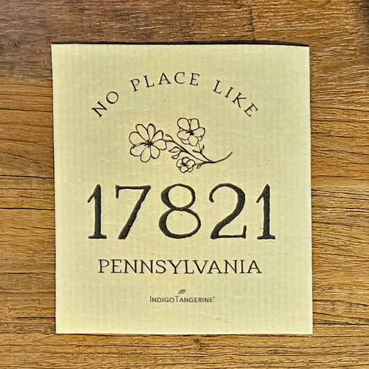 Danville Zip Code Dish Cloth