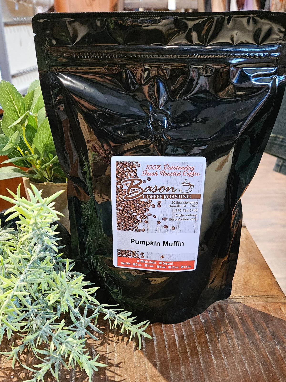 16oz. Bason Coffee | Pumpkin Muffin