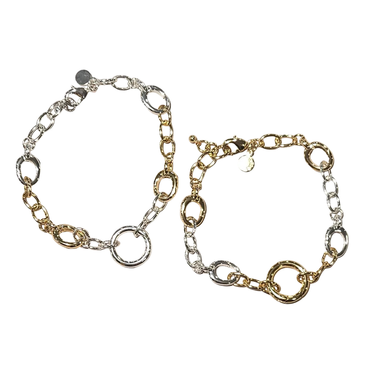 Charm Bar | 5 Charm Clasps Chunky Cable Chain Bracelet