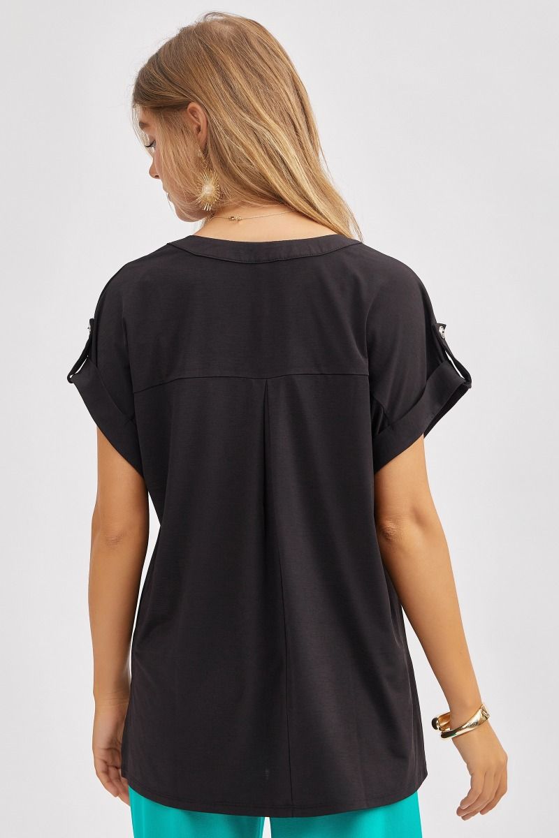 Dolman Sleeve Top | Black