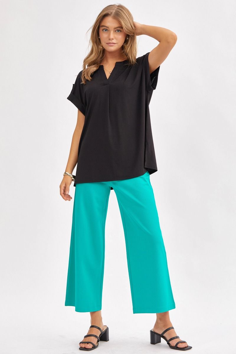 Dolman Sleeve Top | Black