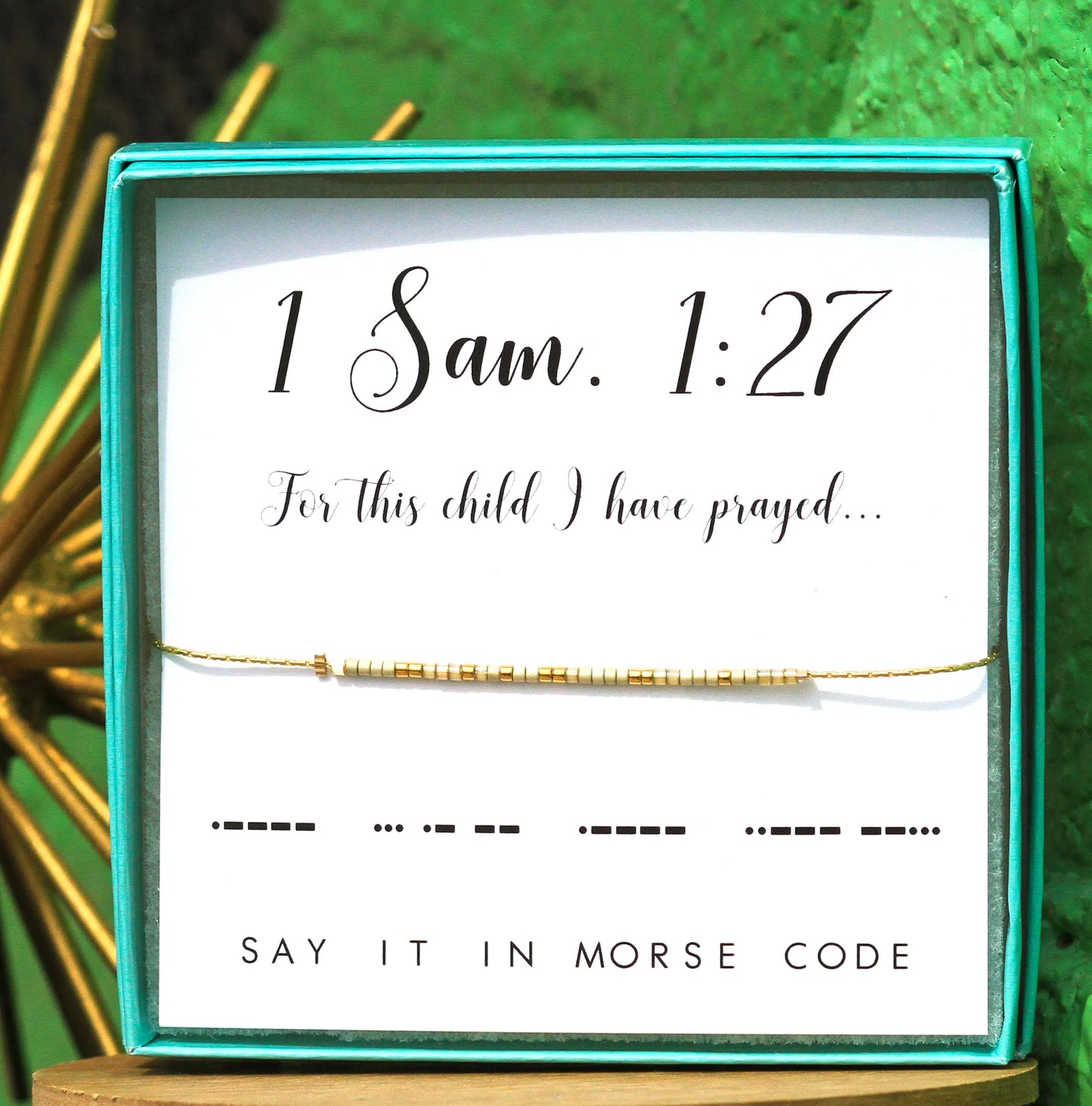 Morse Code Bracelet | 1 Samuel 1:27