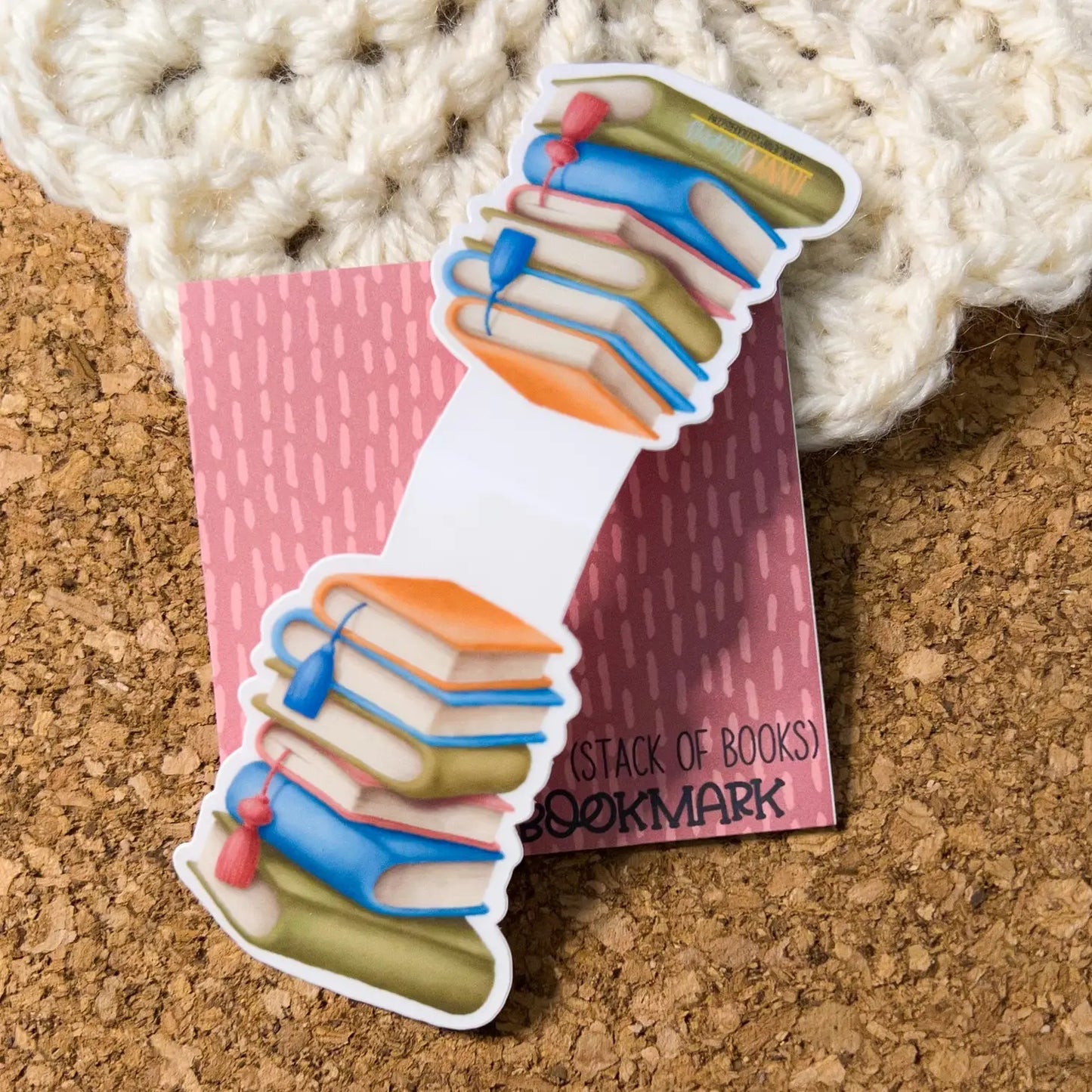 Magnetic Bookmark | Stack Of Books