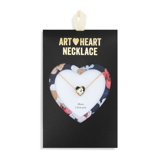 Art Heart Necklace | Mom