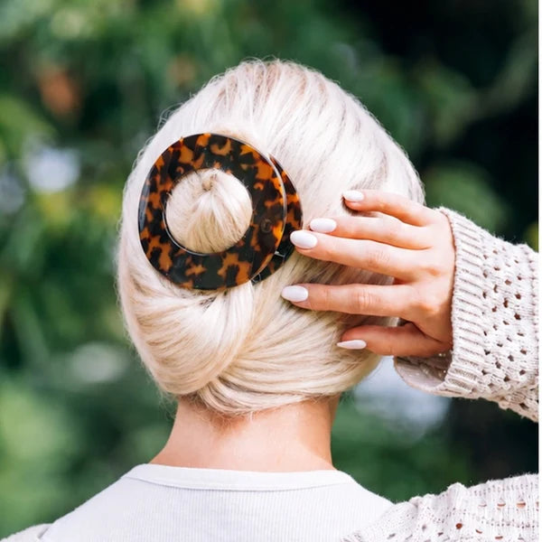 Teleties Flat Circle Hair Clips