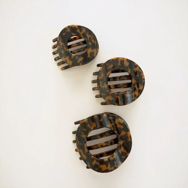 Teleties Flat Circle Hair Clips