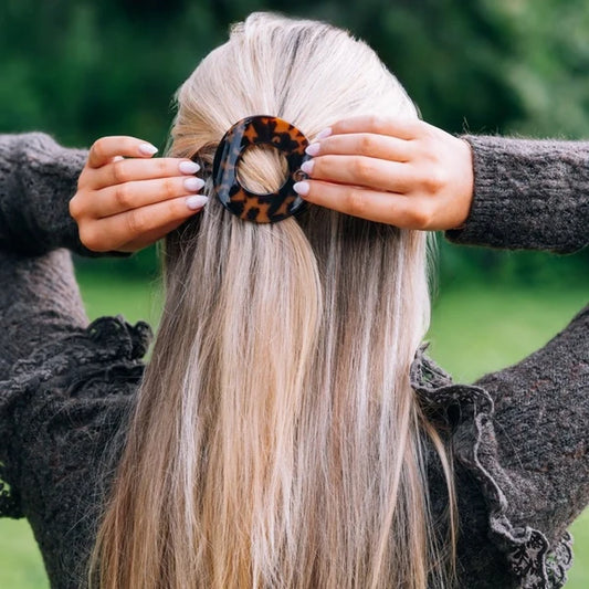 Teleties Flat Circle Hair Clips
