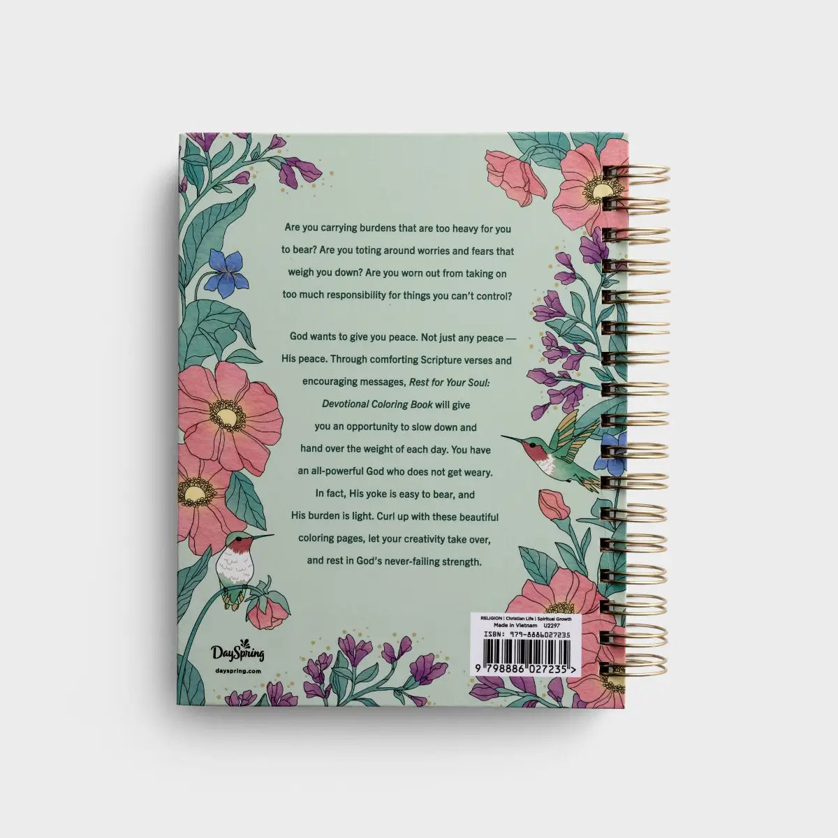 Devotional Coloring Book | Rest For Your Soul: