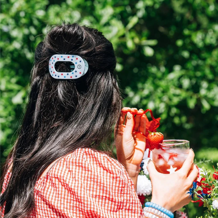 Teleties Flat Round Clip | United We Sparkle