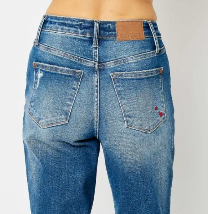 High Waist | Boyfriend | Queen of Hearts Jeans