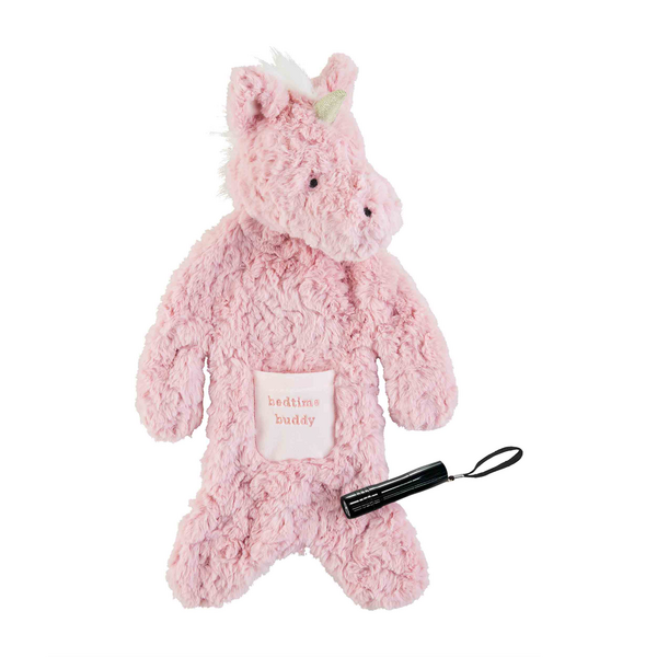 Unicorn Flashlight Cuddler Set