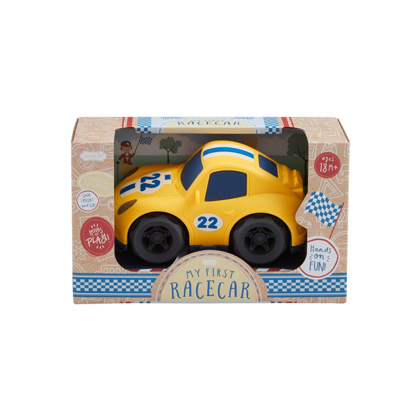 Yellow Toy Race Car