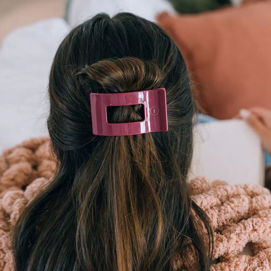 Medium Flat Rectangle Hair Clip