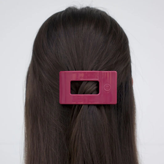 Small Flat Rectangle Hair Clip