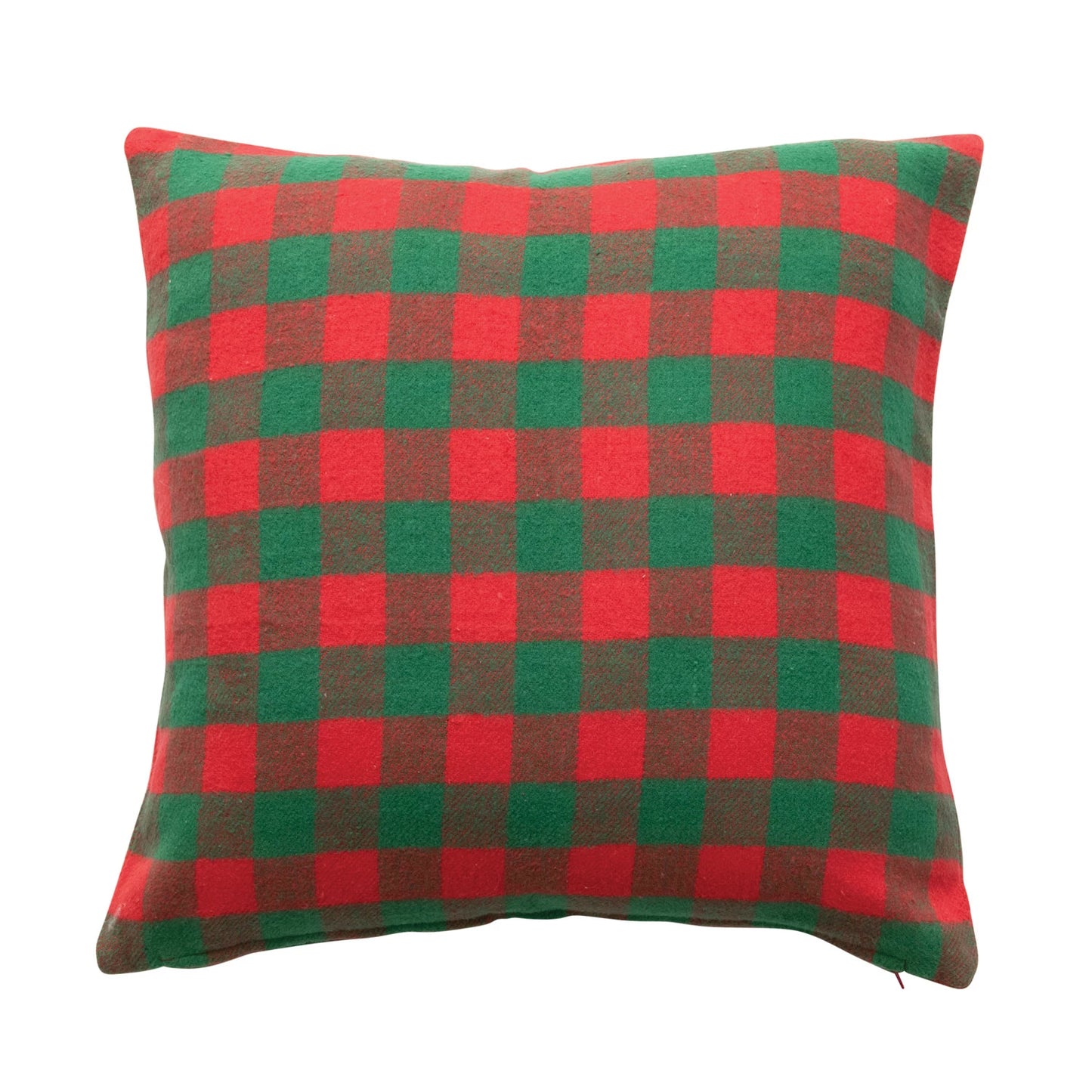 18" Red & Green Buffalo Check