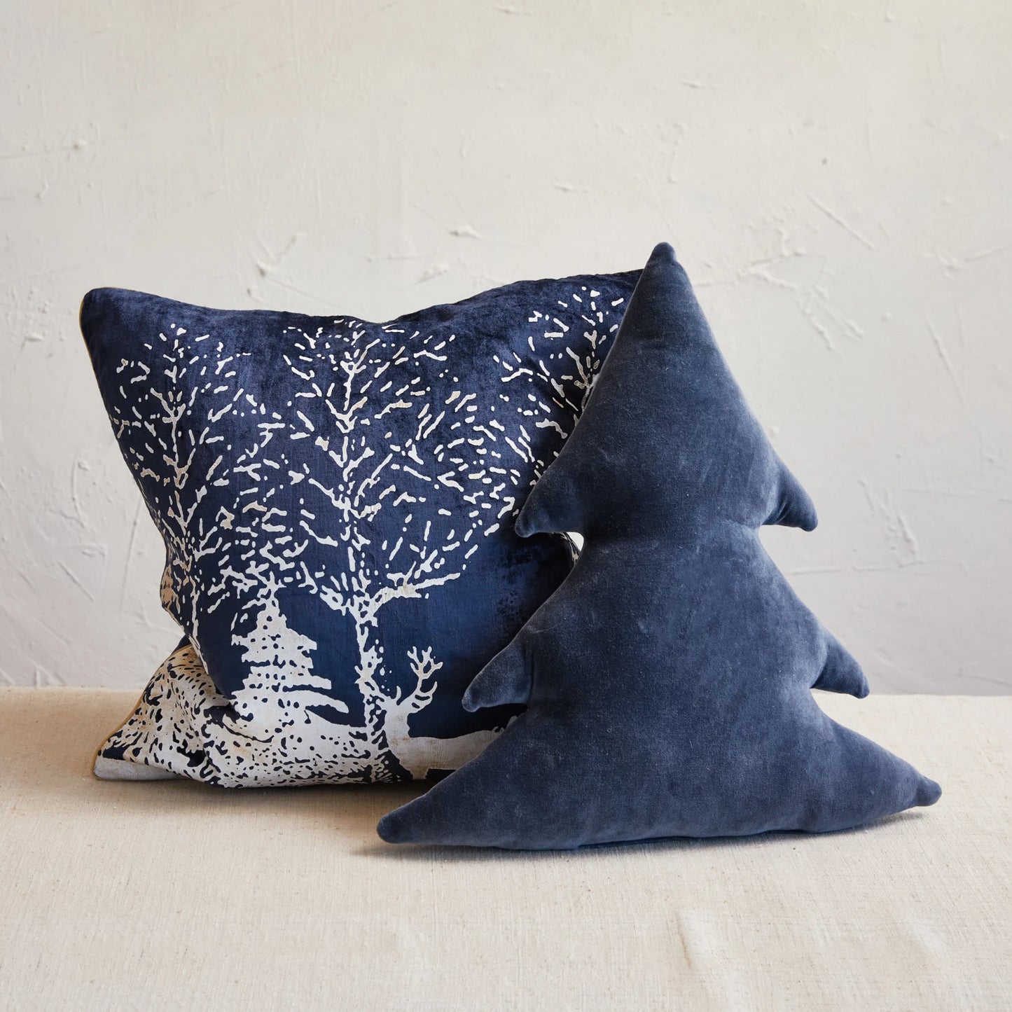 Square Cotton Velvet Printed Foil Pillow