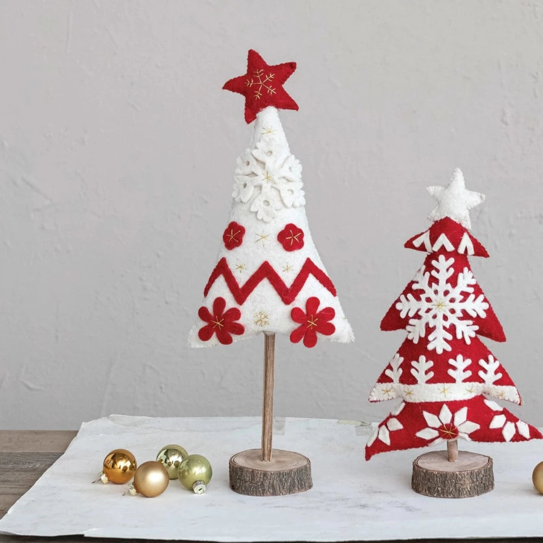 Handmade Wool Felt Christmas Tree