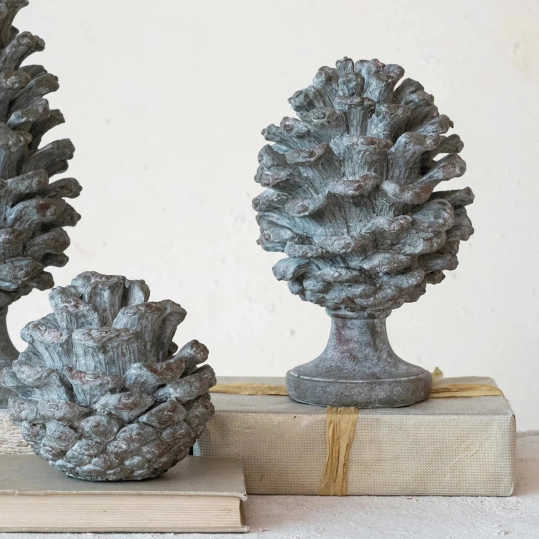 Resin Pinecone Finial