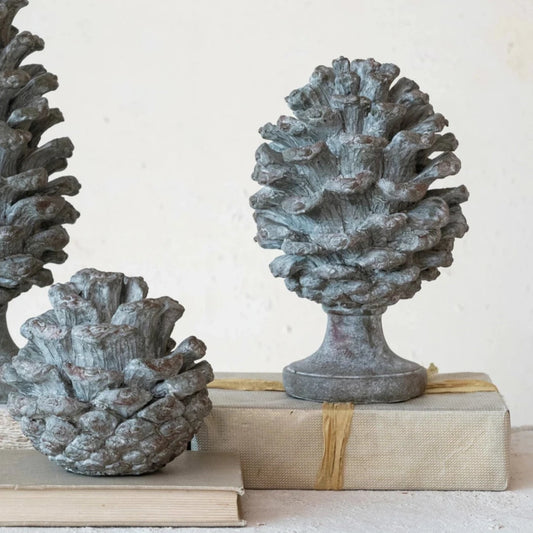 Resin Pinecone Finial