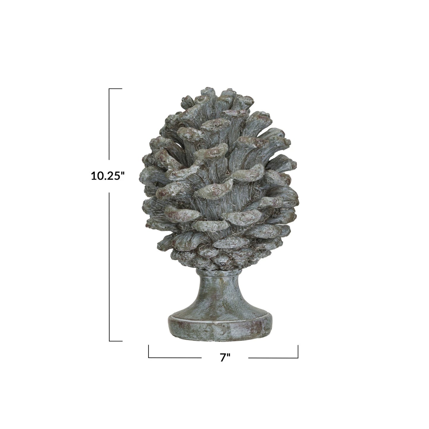 Resin Pinecone Finial