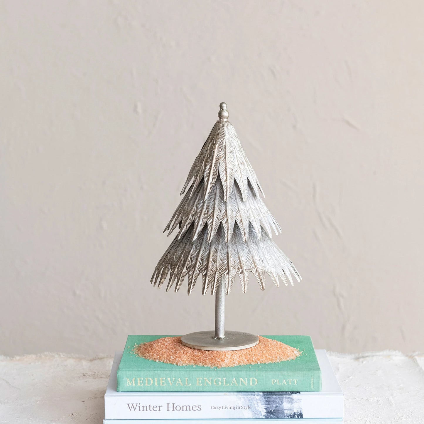 Embossed Metal Tree on Stand