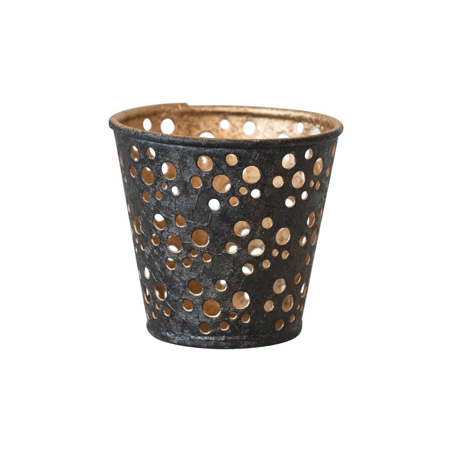 Punched Metal Tealight Holder