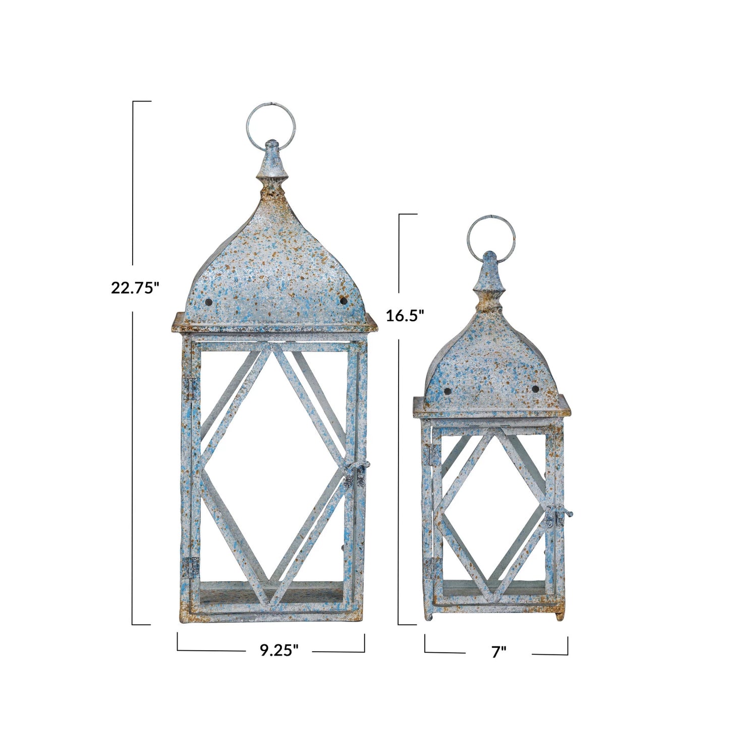 Metal & Glass Lanterns