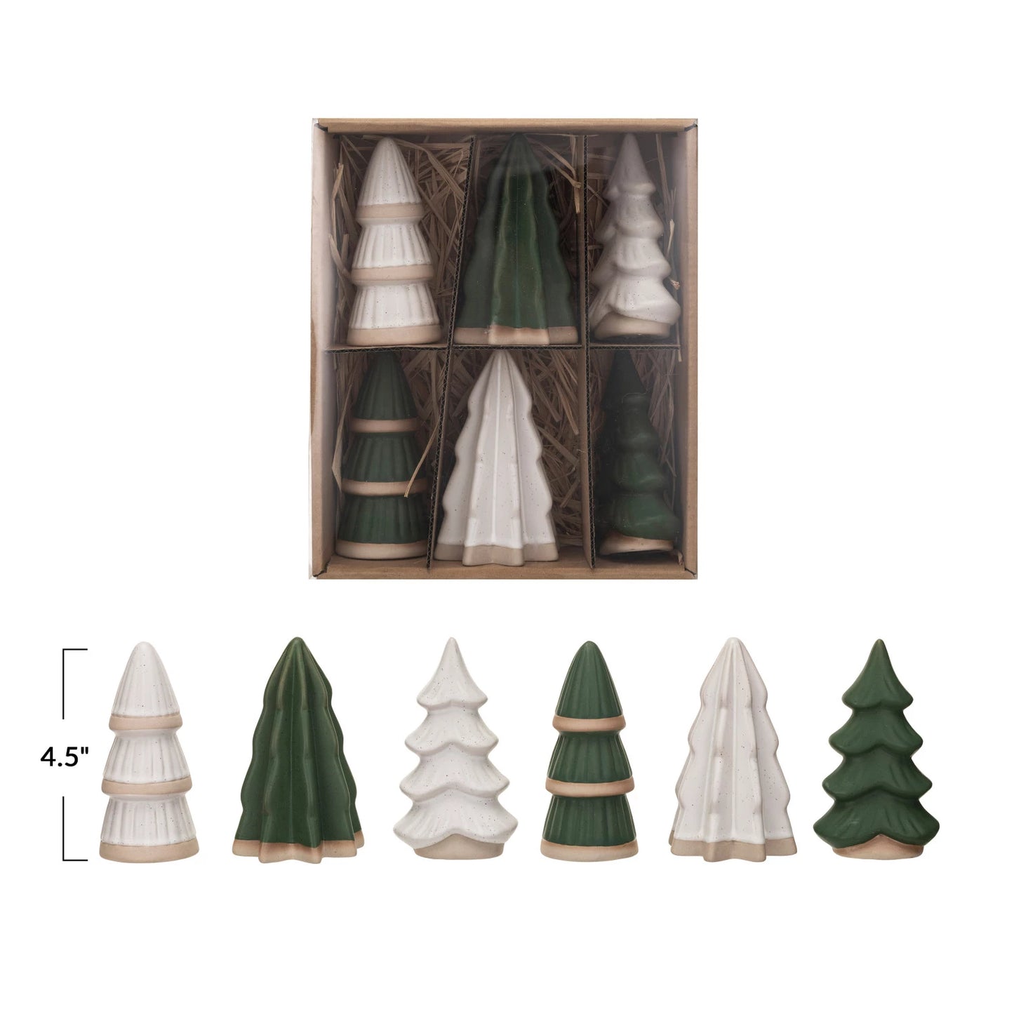 Stoneware Trees Set