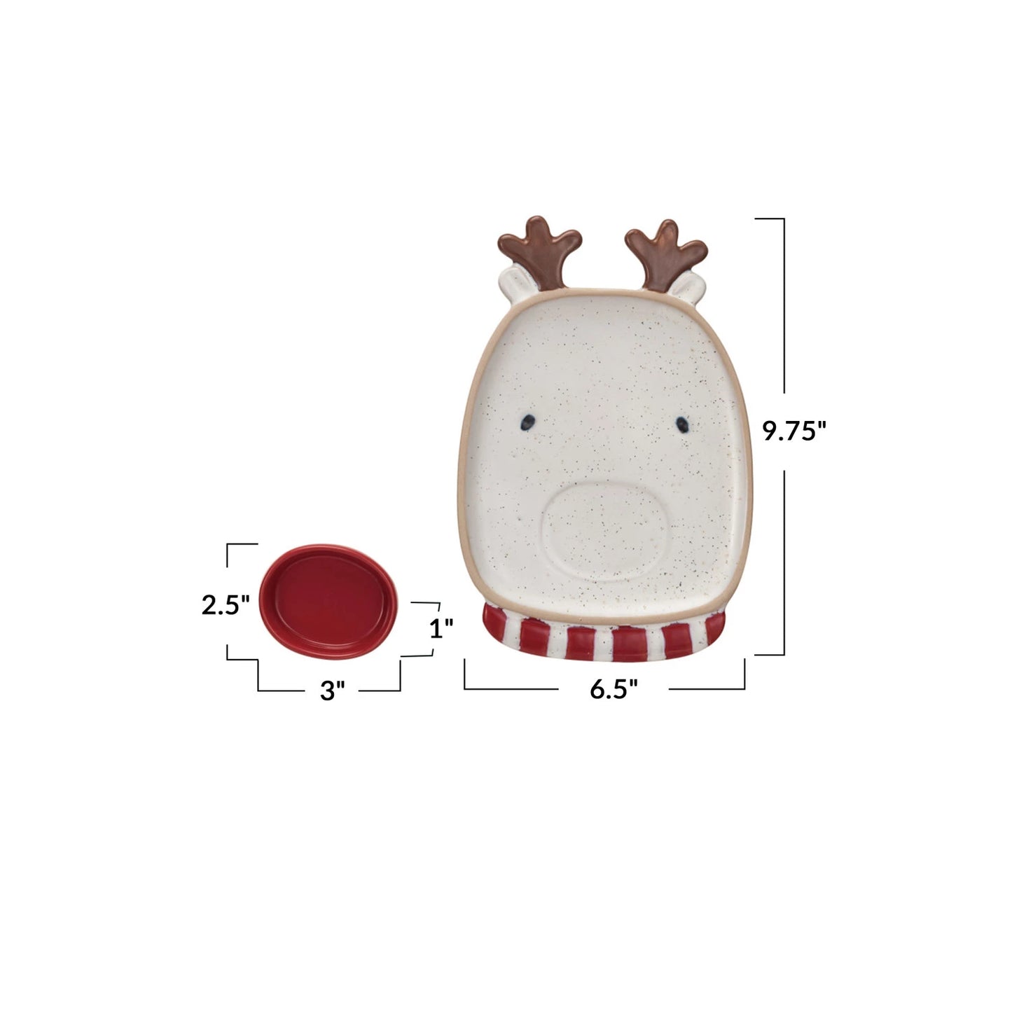 Reindeer Shaped Platter