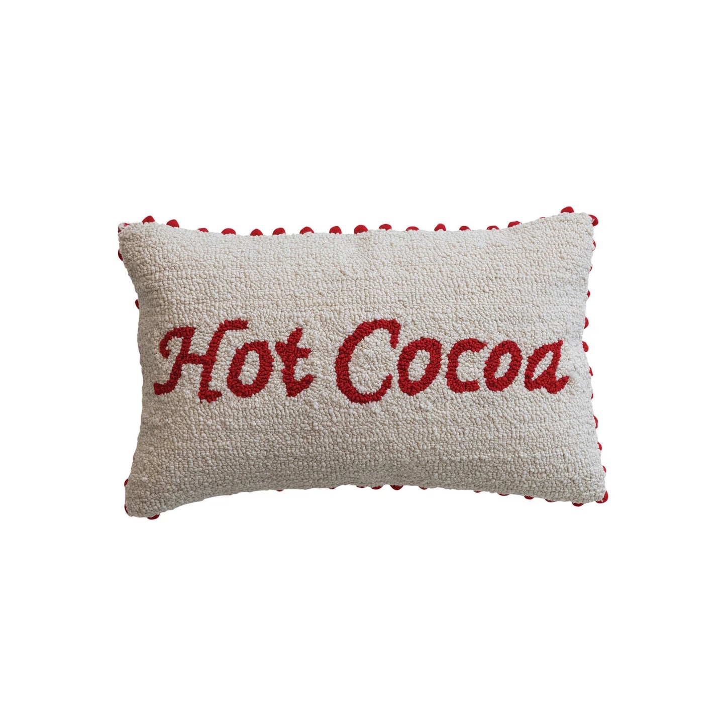 Hot Cocoa Tufted Lumbar Pillow