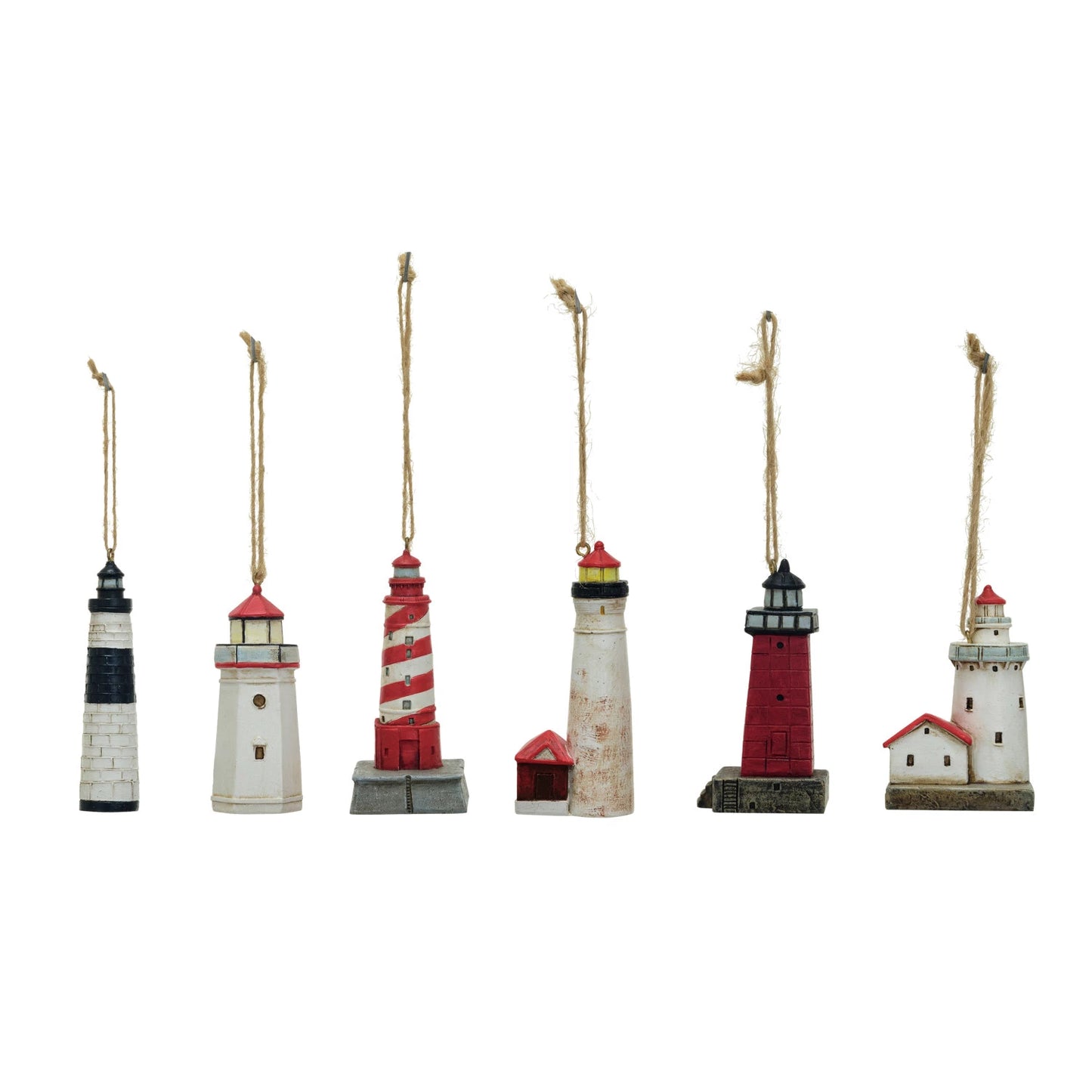 Resin Lighthouse Ornament