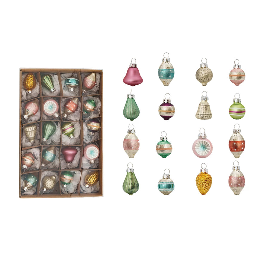Hand-Painted Glass Ornaments