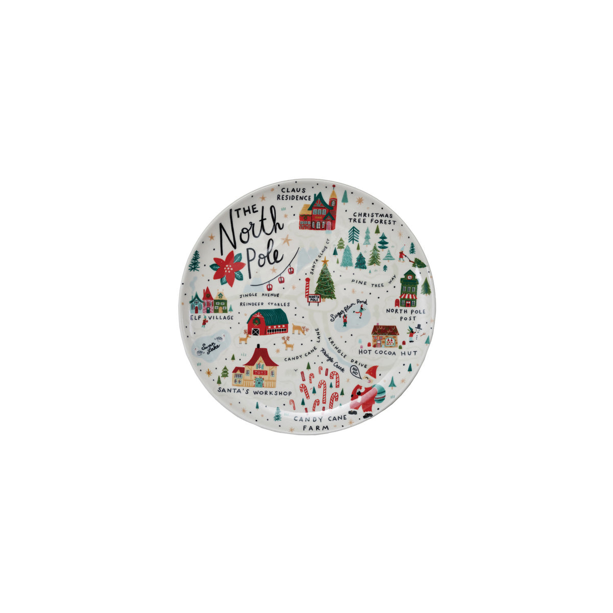 11" Round Stoneware Plate