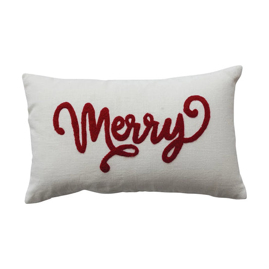 Cotton Slub Lumbar Pillow