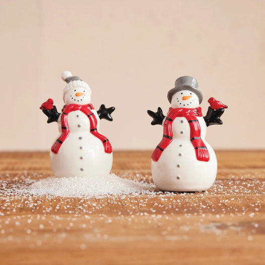Snowmen Salt & Pepper Shakers