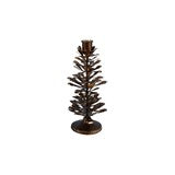 Metal Pinecone Taper Holder