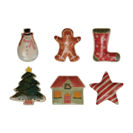 Stoneware Holiday Shaped Dish