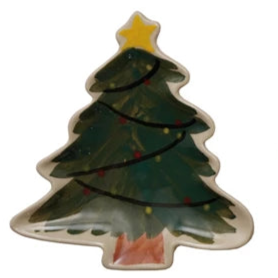 Stoneware Holiday Shaped Dish